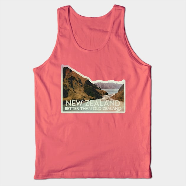 New Zealand Better than Old Zealand Tank Top by Kitta’s Shop